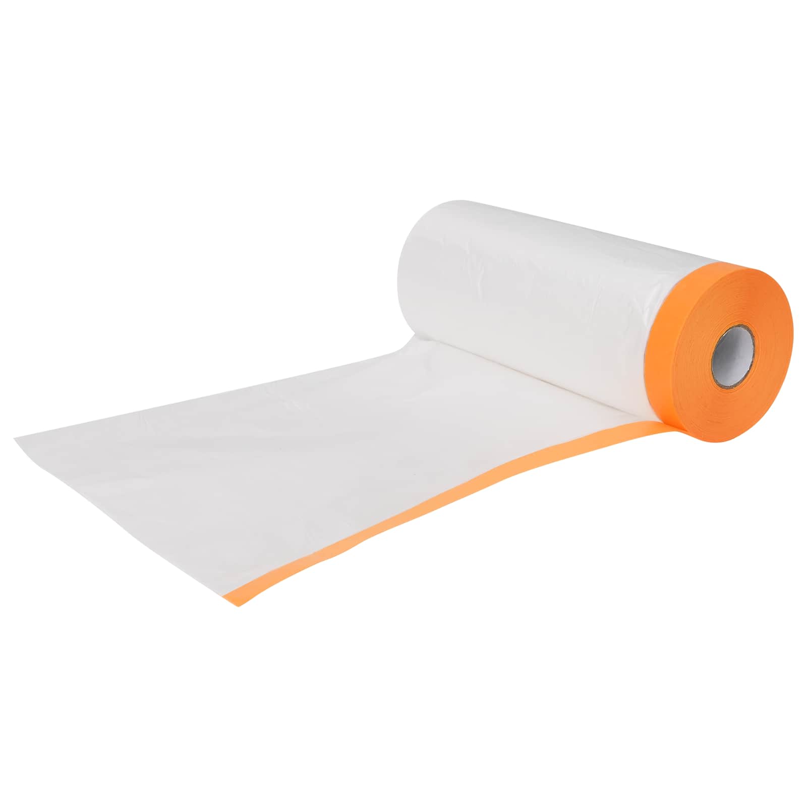 vidaXL Dust Sheet with Adhesive Tape 12 pcs Transparent 270 x 1600 cm 4