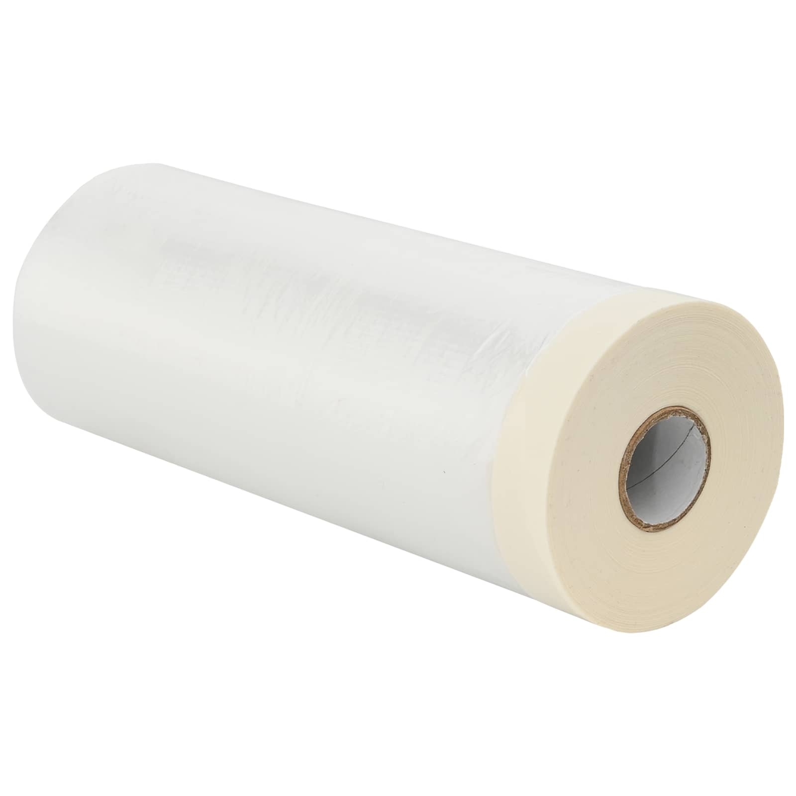 vidaXL Dust Sheet with Adhesive Tape 12 pcs Transparent 140 x 3300 cm 3
