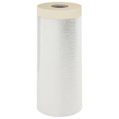 vidaXL Dust Sheet with Adhesive Tape 12 pcs Transparent 140 x 3300 cm 5