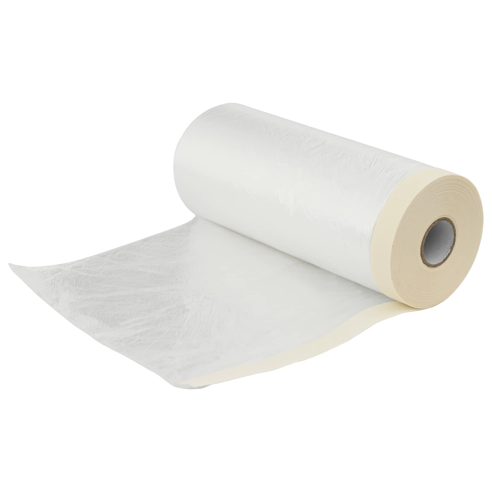 vidaXL Dust Sheet with Adhesive Tape 12 pcs Transparent 240 x 2000 cm 4