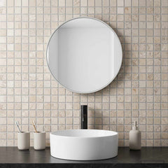 vidaXL Mosaic Tiles Cream 30 x 30 cm Marble 3