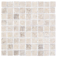vidaXL Mosaic Tiles Cream 30 x 30 cm Marble 6