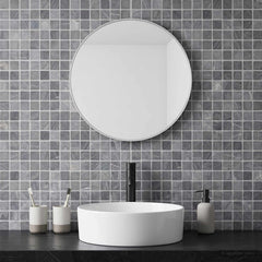 vidaXL Mosaic Tiles Grey 30 x 30 cm Marble 3
