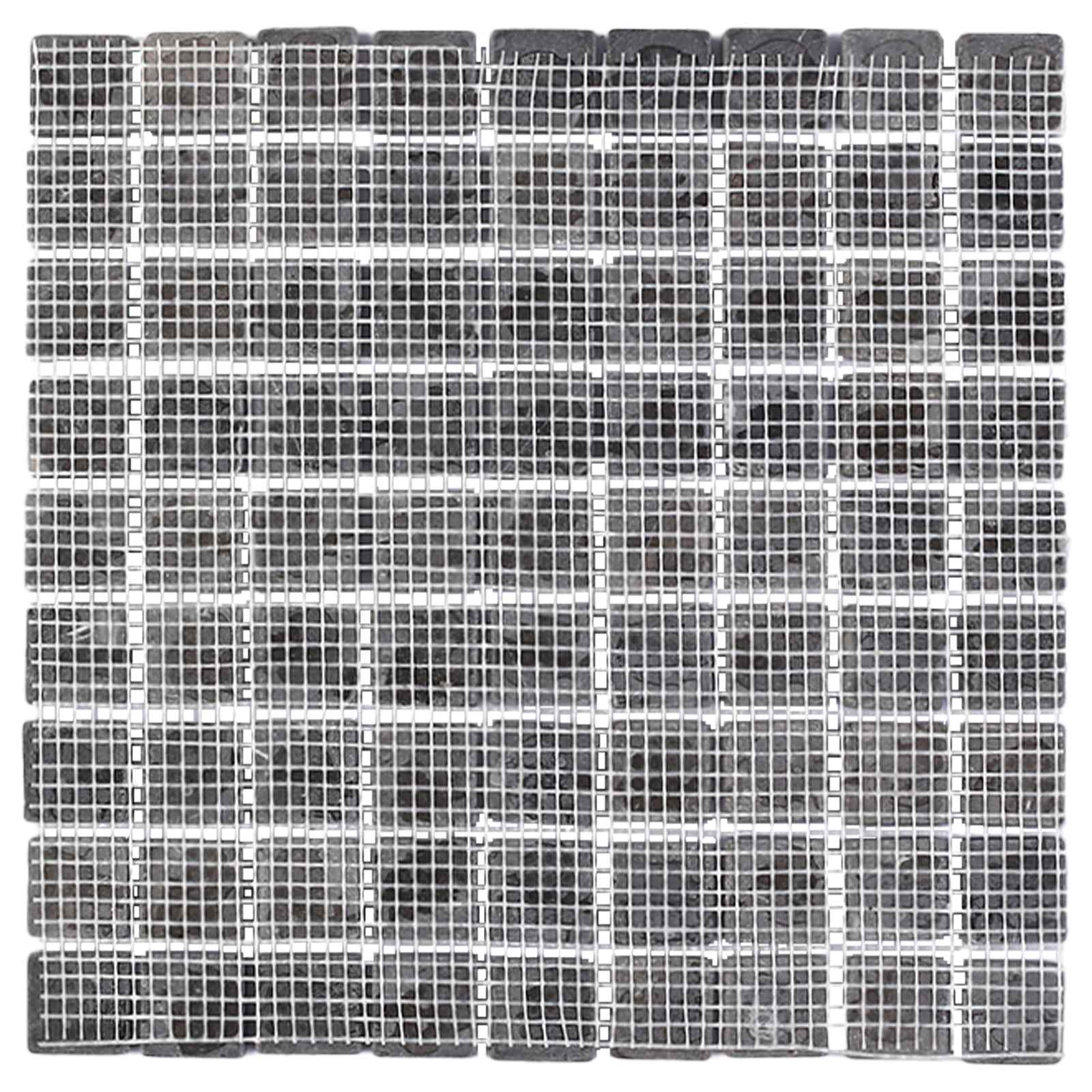 vidaXL Mosaic Tiles Grey 30 x 30 cm Marble 6
