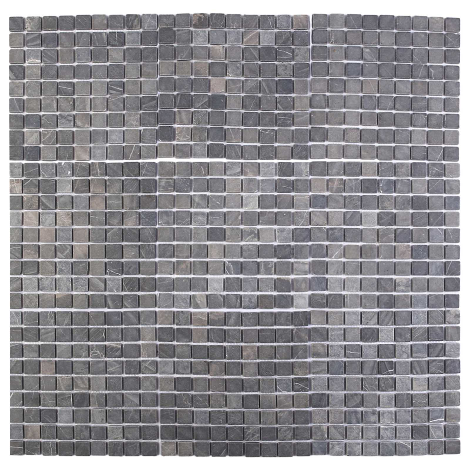 vidaXL Mosaic Tiles Grey 30 x 30 cm Marble 5
