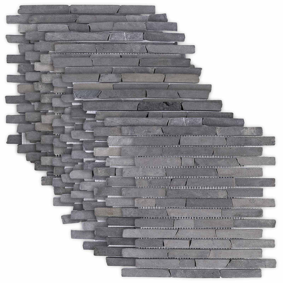 Mosaic Tiles 30 x 30 cm Marble Grey
