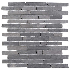 Mosaic Tiles 30 x 30 cm Marble Grey