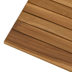 vidaXL Table Top 50 x 50 x 3.5 cm Square Solid Teak Wood Natural 6