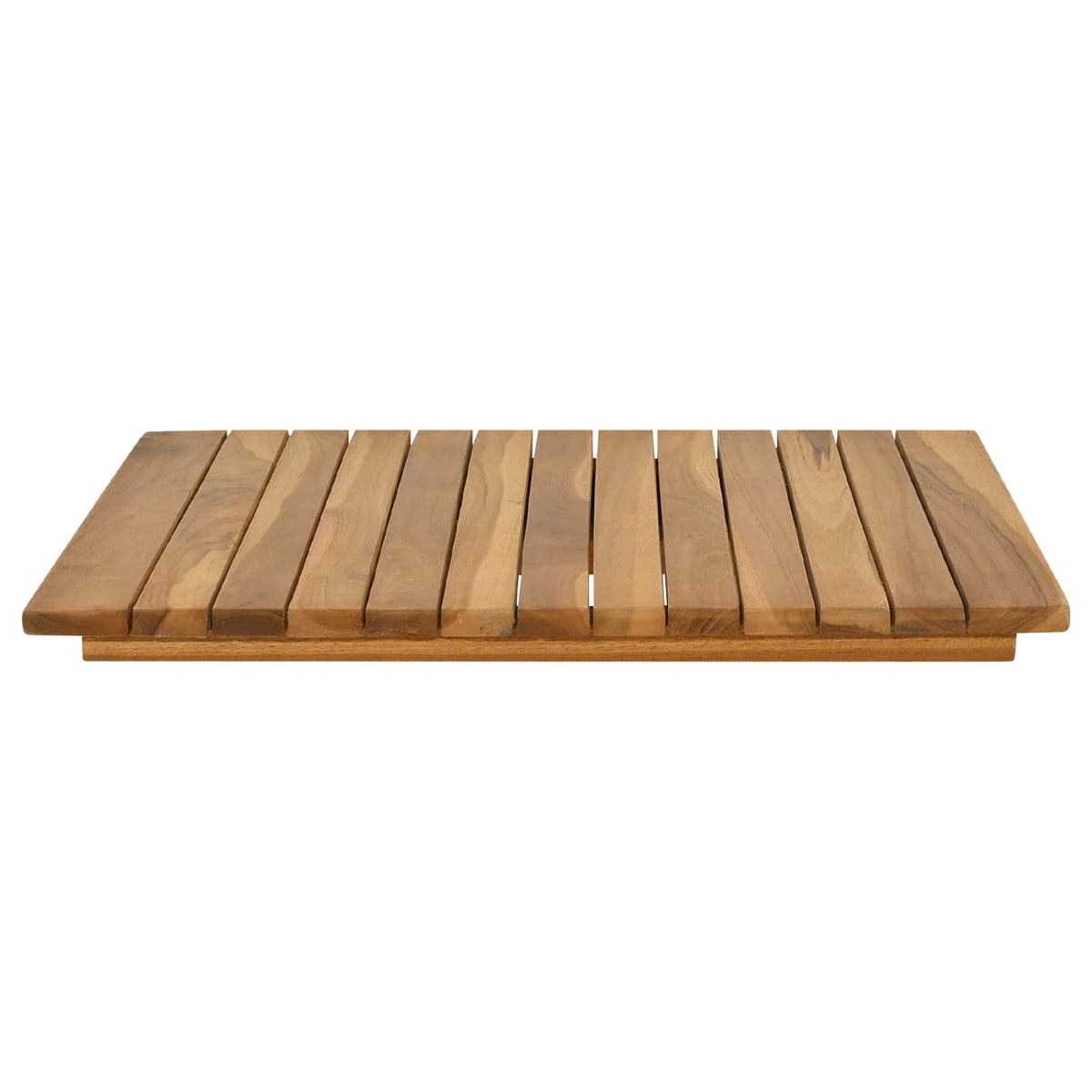 Table Top Ø 40 x 3.5 Round Solid Teak Wood Natural 50 x 50 cm
