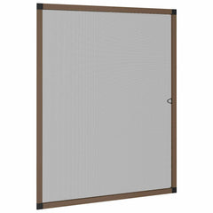 vidaXL Insect Screen for Windows Brown 110 x 130 cm 2