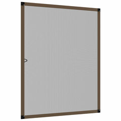 vidaXL Insect Screen for Windows Brown 110 x 130 cm 4