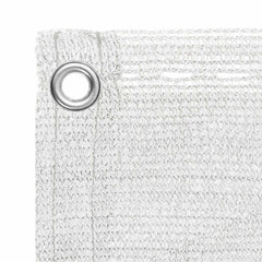 Balcony Screen Rectangular 90 x 1200 cm HDPE Width 90 cm Drop 1200 cm White