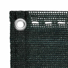 Balcony Screen Rectangular 90 x 1200 cm HDPE Width 90 cm Drop 1200 cm Dark green