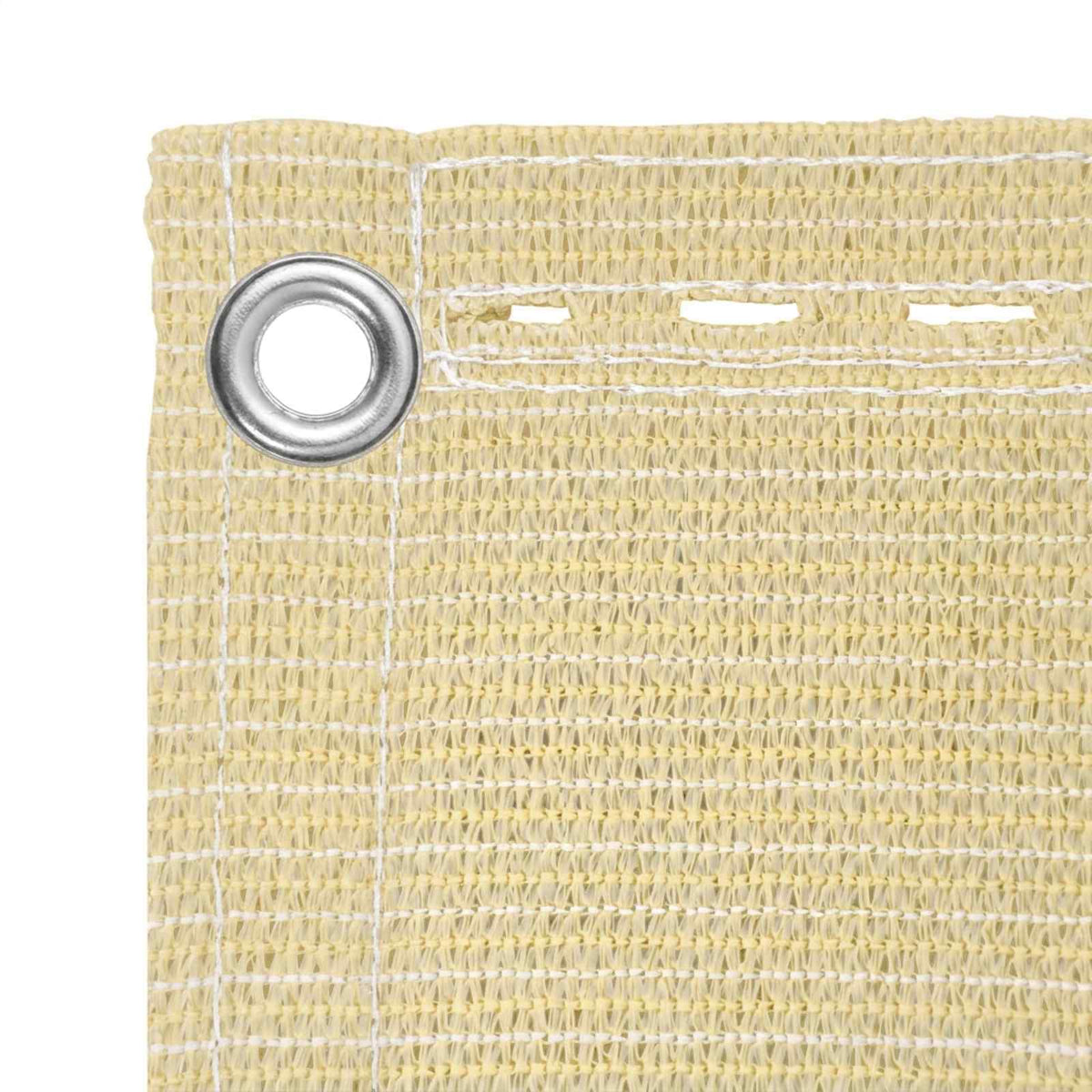 vidaXL Balcony Screen Rectangular 90 x 1200 cm HDPE Beige 2