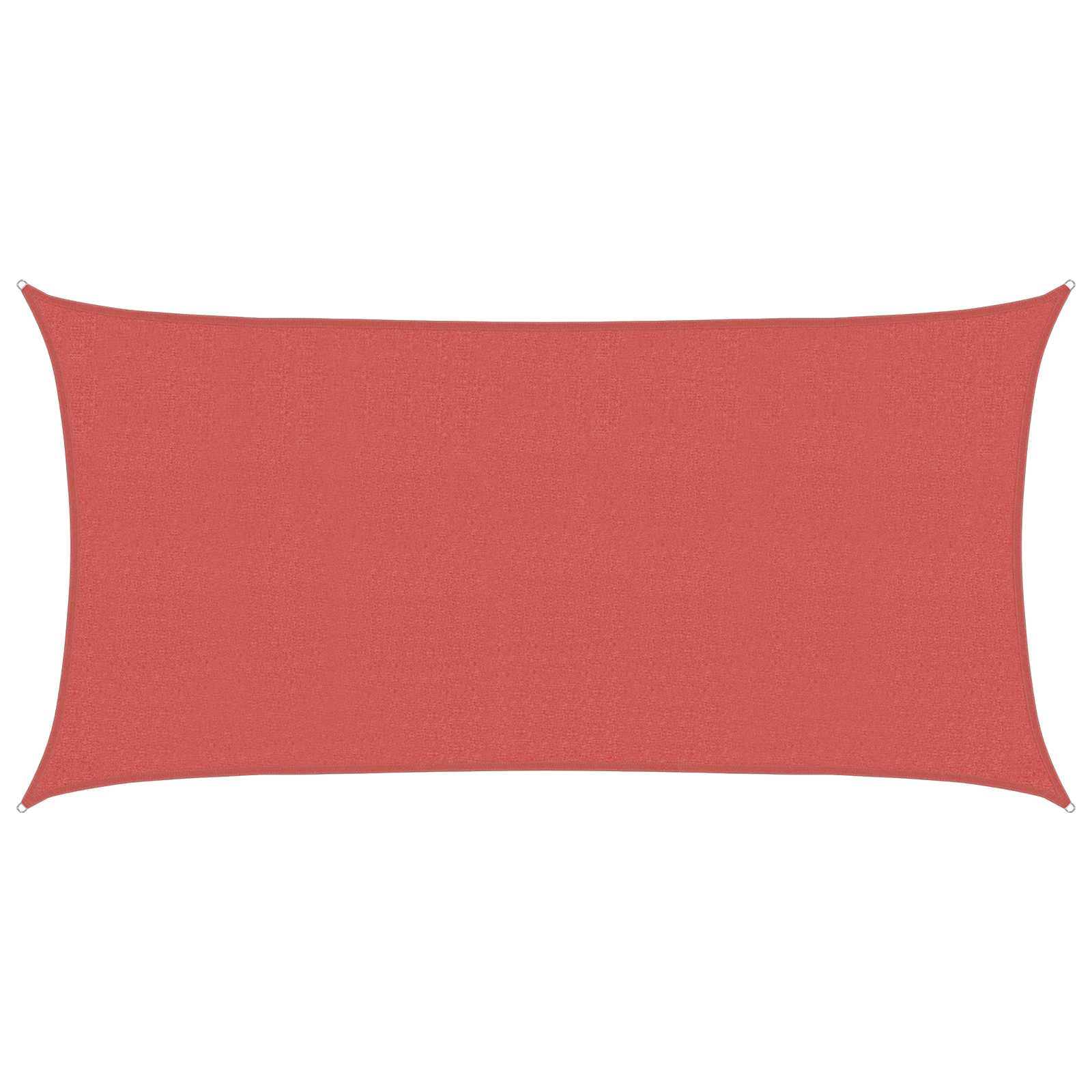 vidaXL Sunshade Sail 2 x 6 m HDPE Rectangular Terracotta 1