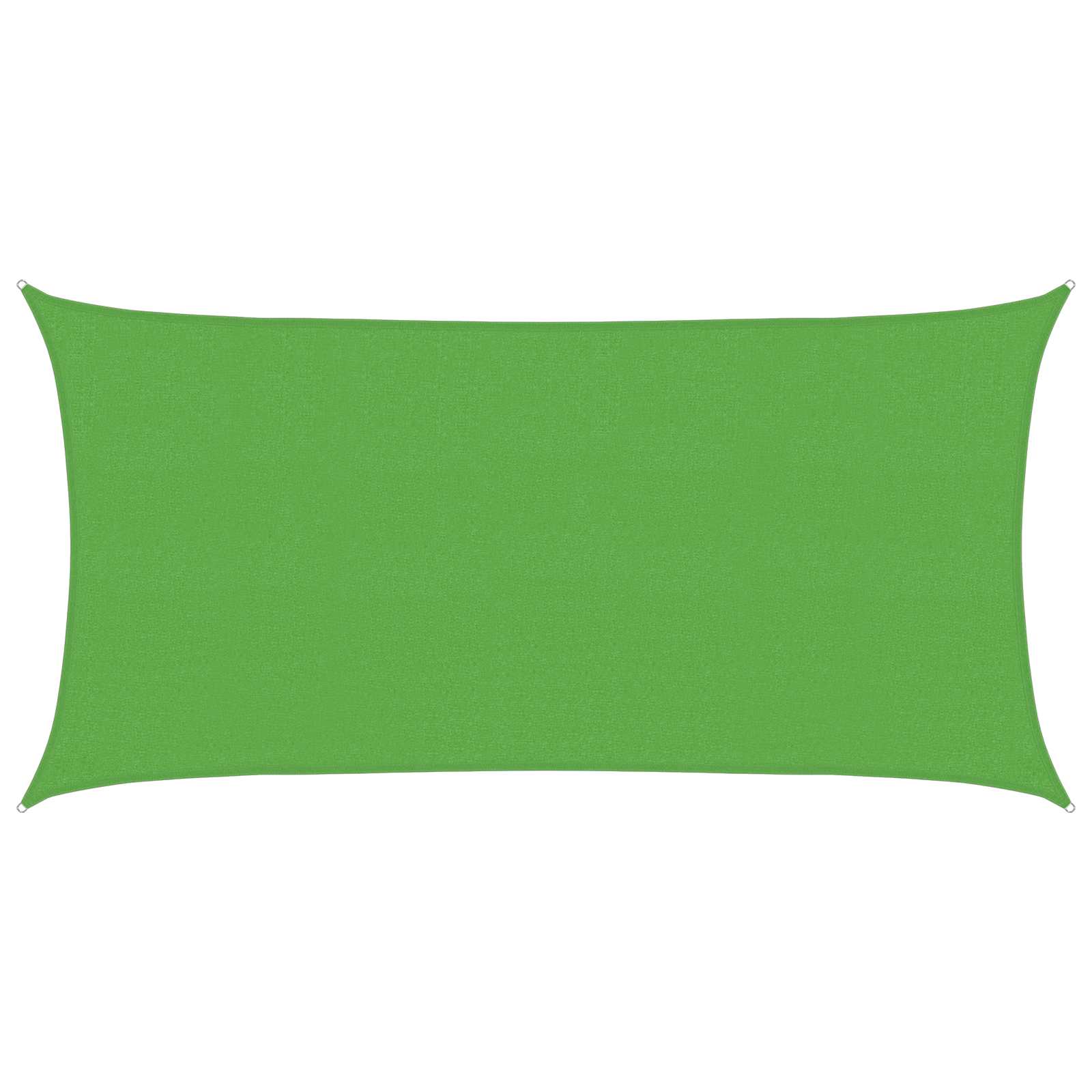 vidaXL Sunshade Sail 2 x 6 m HDPE Rectangular Light Green 1