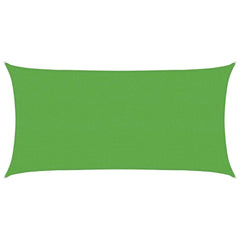 vidaXL Sunshade Sail 2 x 6 m HDPE Rectangular Light Green 1