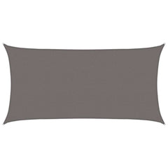 vidaXL Sunshade Sail 2 x 6 m HDPE Rectangular Light Grey 1
