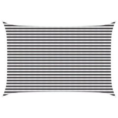 vidaXL Sunshade Sail 3 x 4.5 m HDPE Rectangular Anthracite and White 1