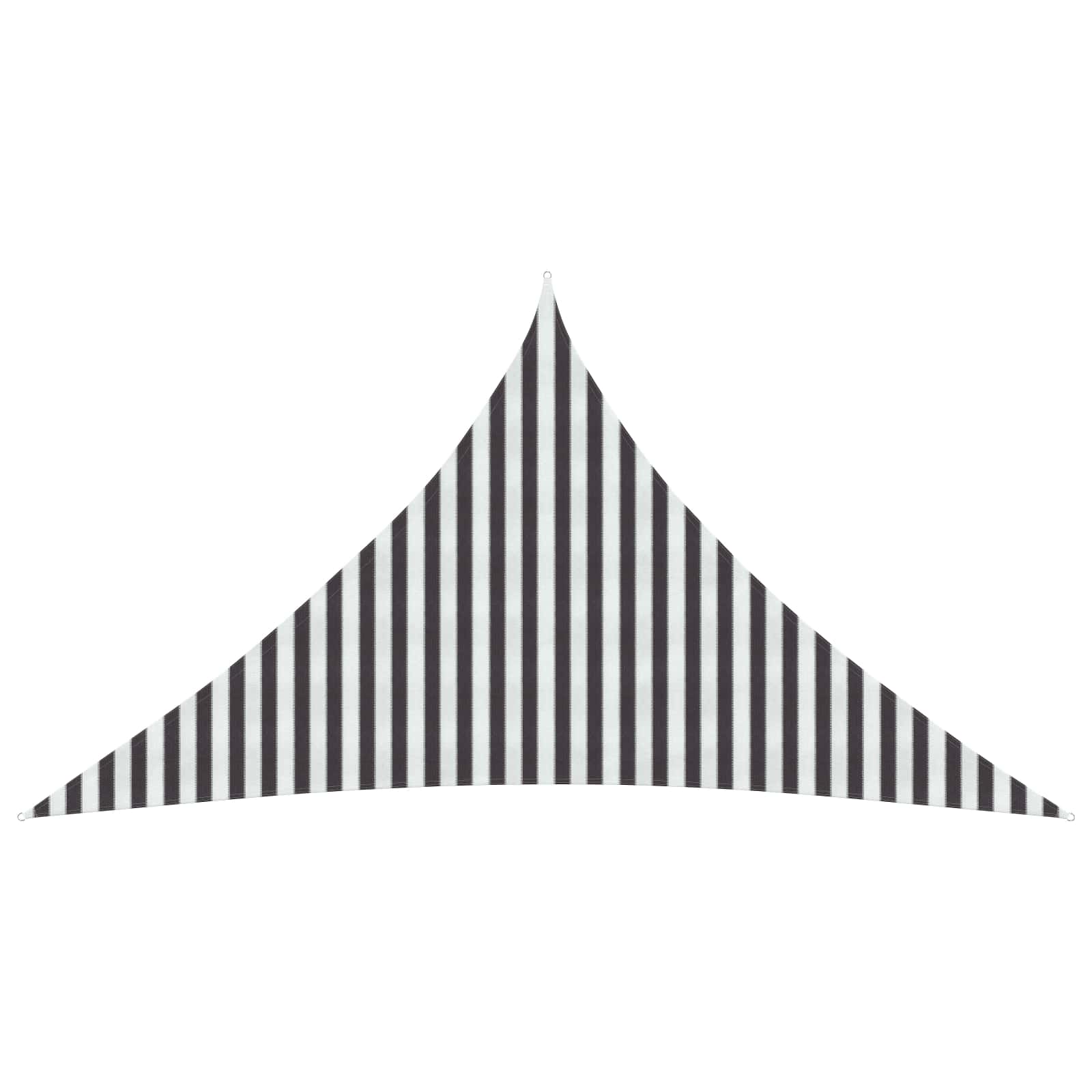 vidaXL Sunshade Sail 5 x 5 x 5 m HDPE Triangular Anthracite and White 1