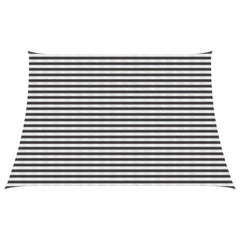 Sunshade Sail in Anthracite and White