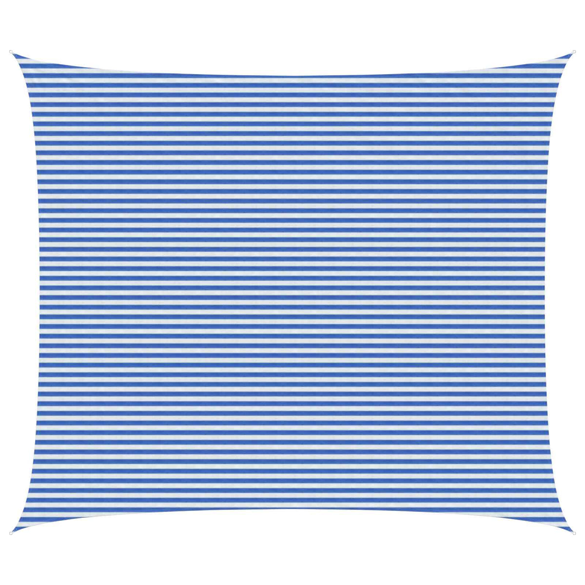 Sunshade Sail HDPE Width Drop Blue white