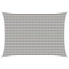 vidaXL Sunshade Sail 3.5 x 5 m HDPE Rectangular Light Grey and White 1