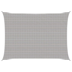 vidaXL Sunshade Sail 5 x 7 m HDPE Rectangular Light Grey and White 1