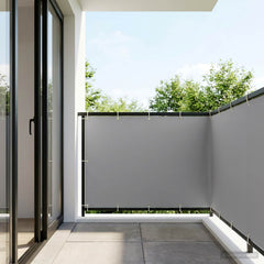 vidaXL Balcony Privacy Screen 150 x 800 cm Fabric with PU Coated 1