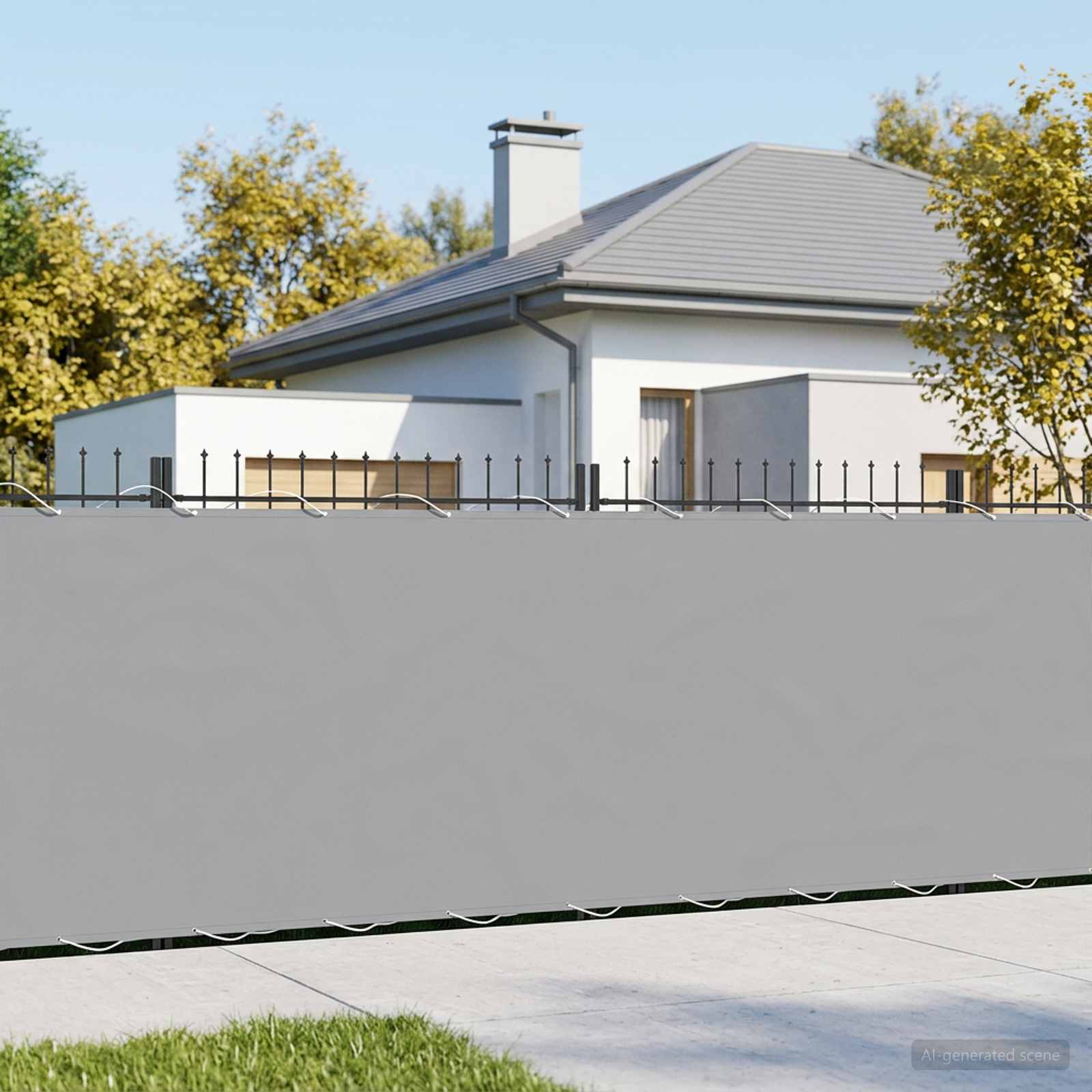 vidaXL Balcony Privacy Screen 180 x 600 cm Fabric with PU Coated 1