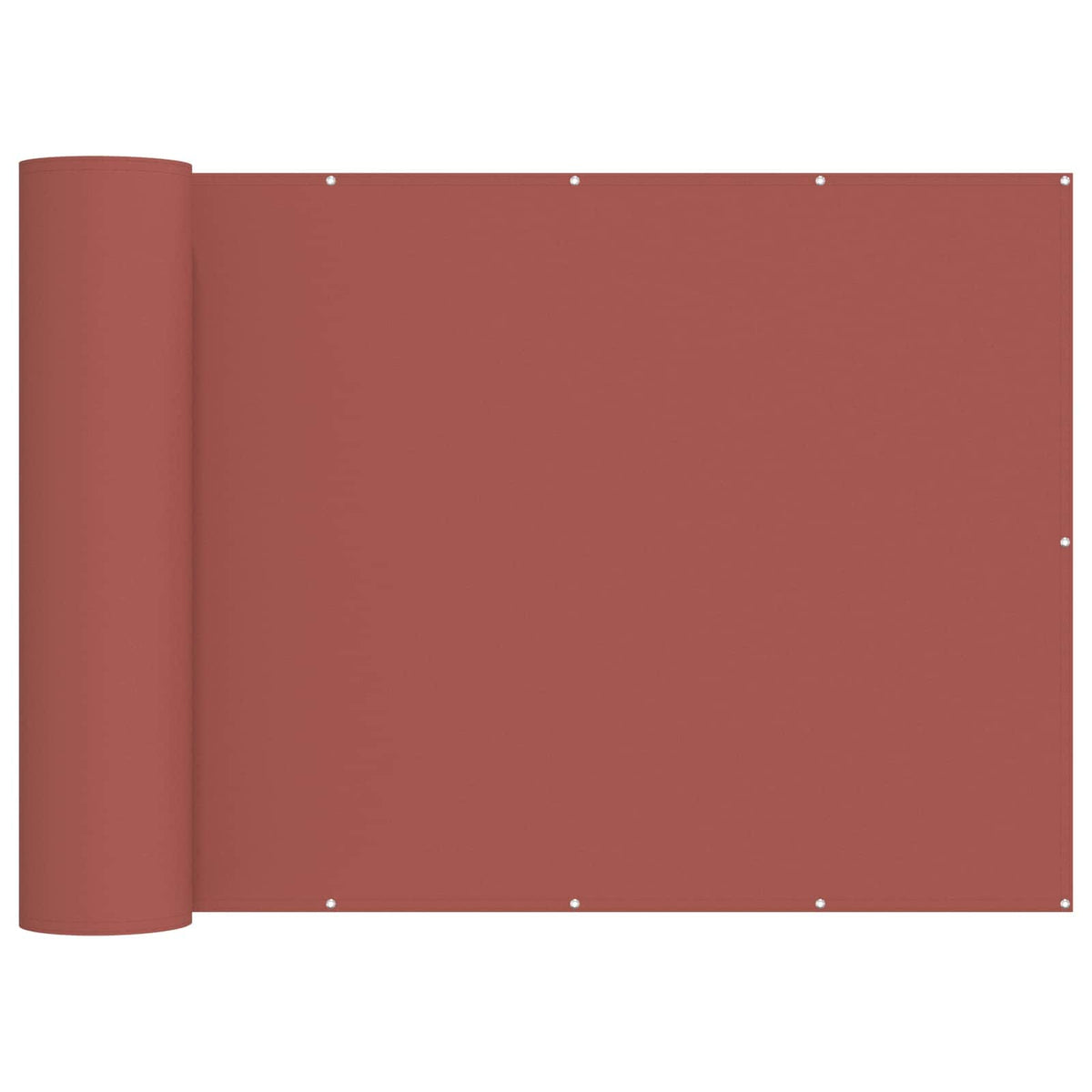 vidaXL Balcony Privacy Screen 200 x 400 cm Polyester Terracotta 2