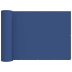 vidaXL Balcony Privacy Screen 150 x 700 cm Fabric with PU Coated Blue 2