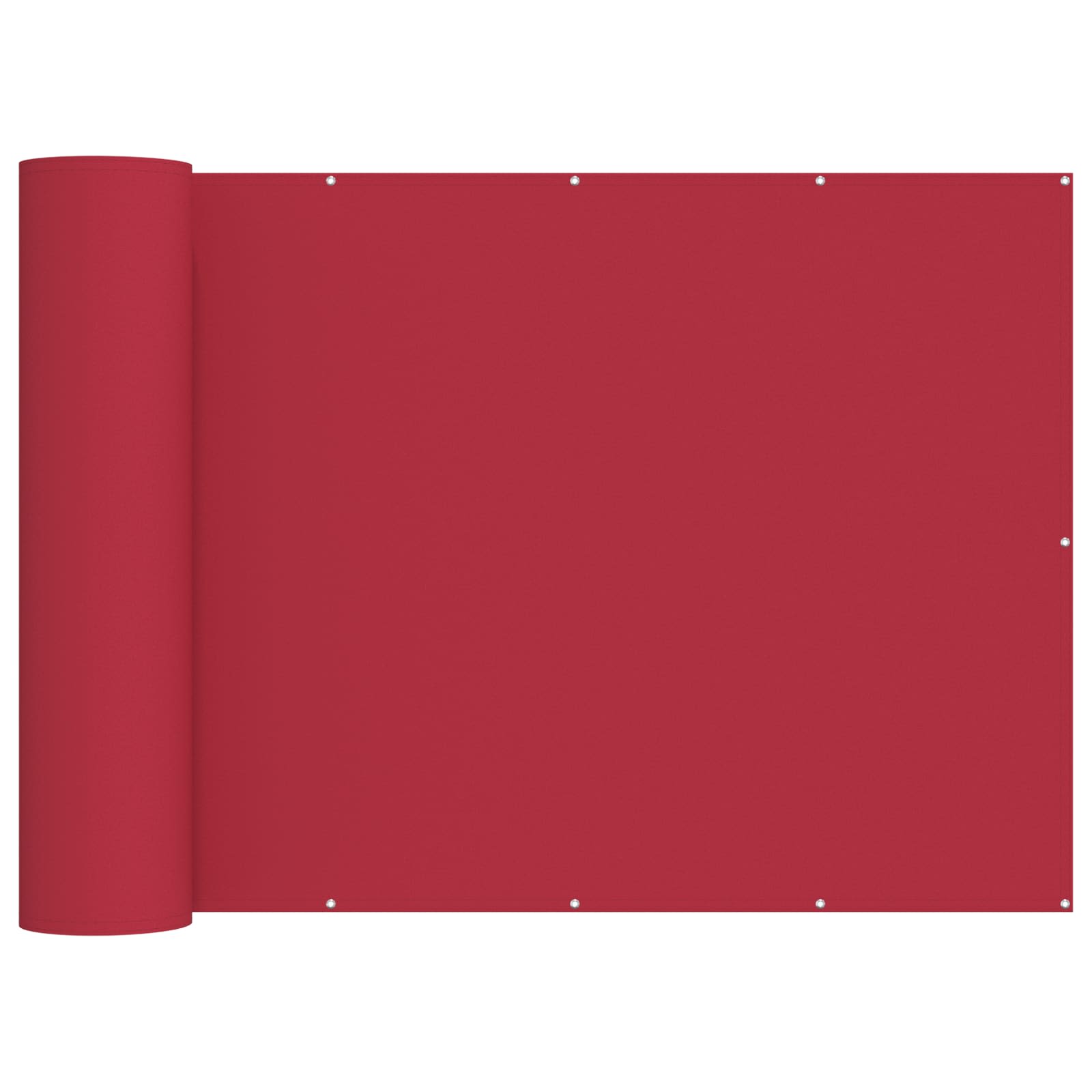 vidaXL Balcony Privacy Screen 180 x 600 cm Fabric with PU Coated Red 2