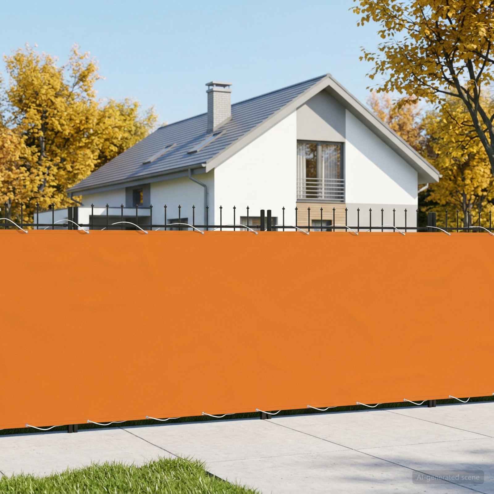 vidaXL Balcony Privacy Screen 150 x 700 cm Fabric with PU Coated 1