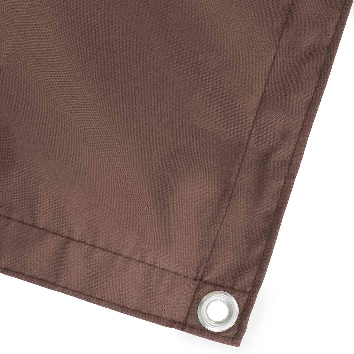 Balcony Privacy Screen 180 x 500 cm Fabric with PU Coated Width 180 cm Drop 500 cm Brown