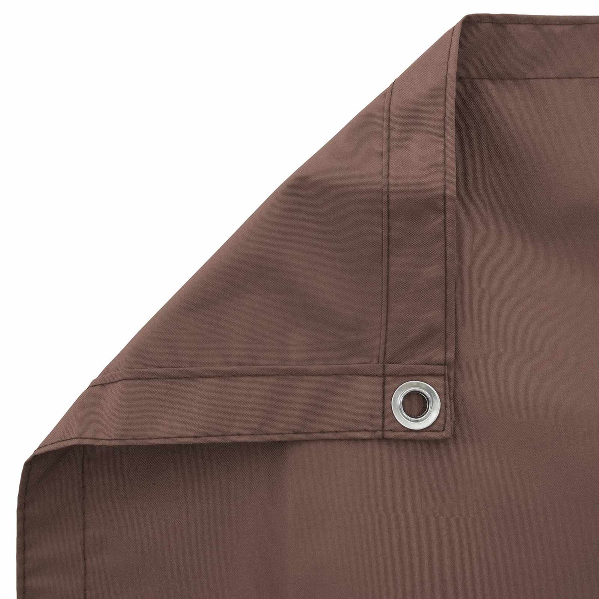 vidaXL Balcony Privacy Screen 200 x 400 cm Fabric with PU Coated Brown 4