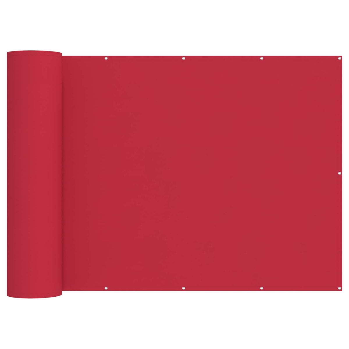 Balcony Privacy Screen 150 x 700 cm Fabric with PU Coated Width 150 cm Drop 700 cm Burgundy