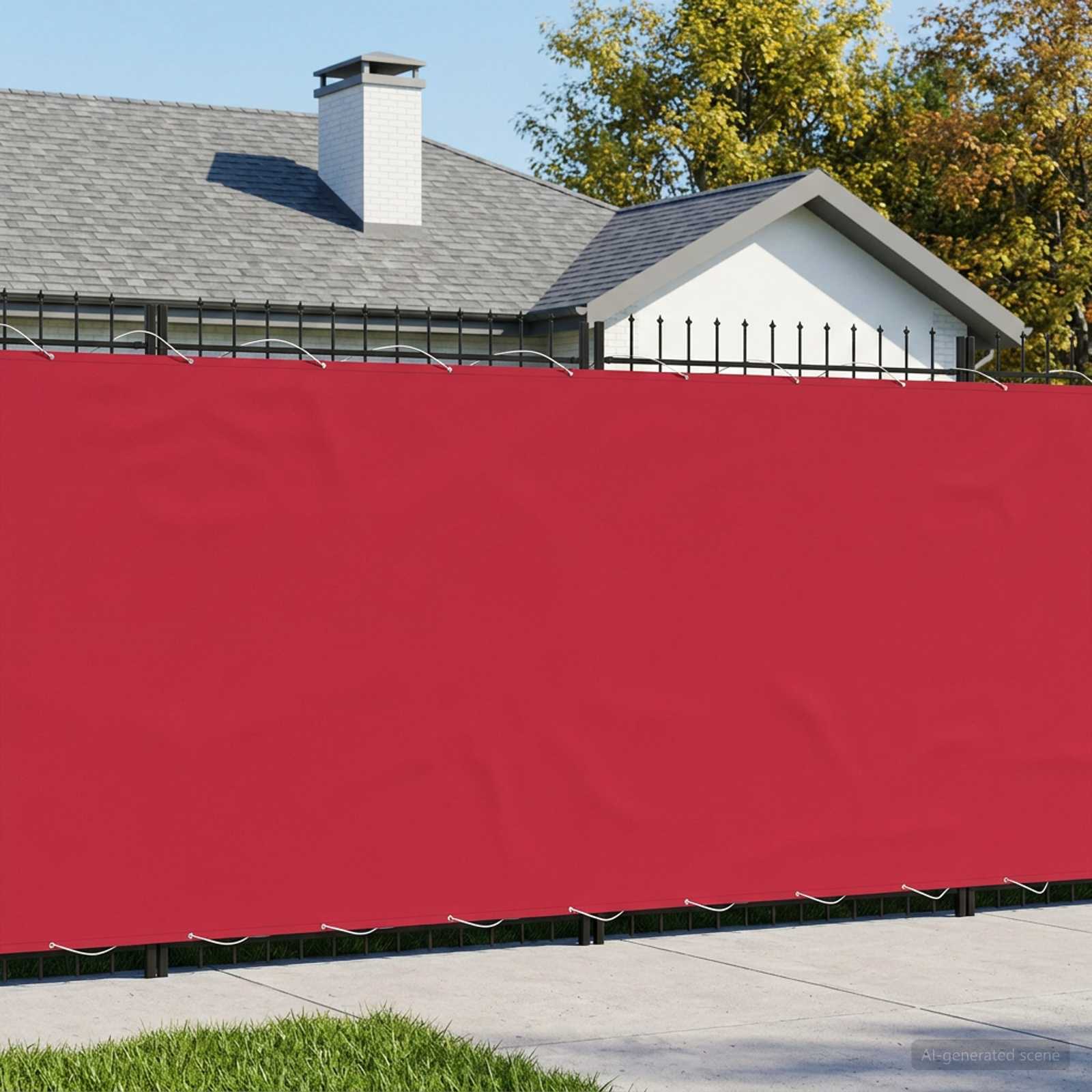 vidaXL Balcony Privacy Screen 200 x 600 cm Fabric with PU Coated 1