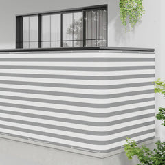 vidaXL Balcony Privacy Screen 150 x 600 cm Fabric with PU Coated 3