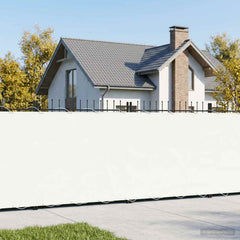 Balcony Privacy Screen 1.2 x 25 m Fabric with PU Coated Drop 25 m Width 1.2 m White