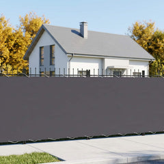Balcony Privacy Screen 1.5 x 15 m Fabric with PU Coated Anthracite