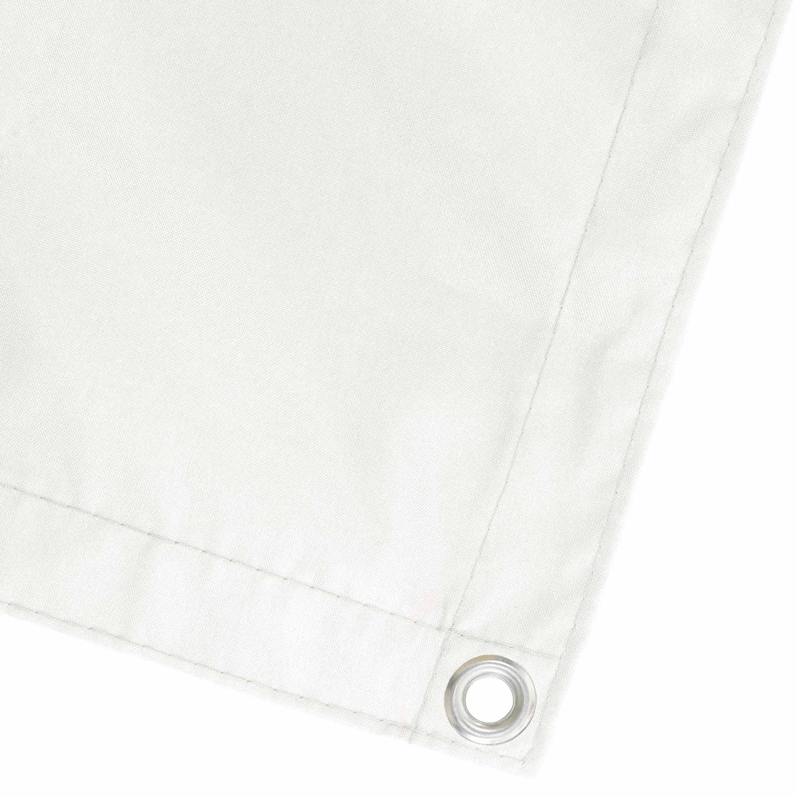 vidaXL Balcony Privacy Screen 1.8 x 25 m Fabric with PU Coated White 3