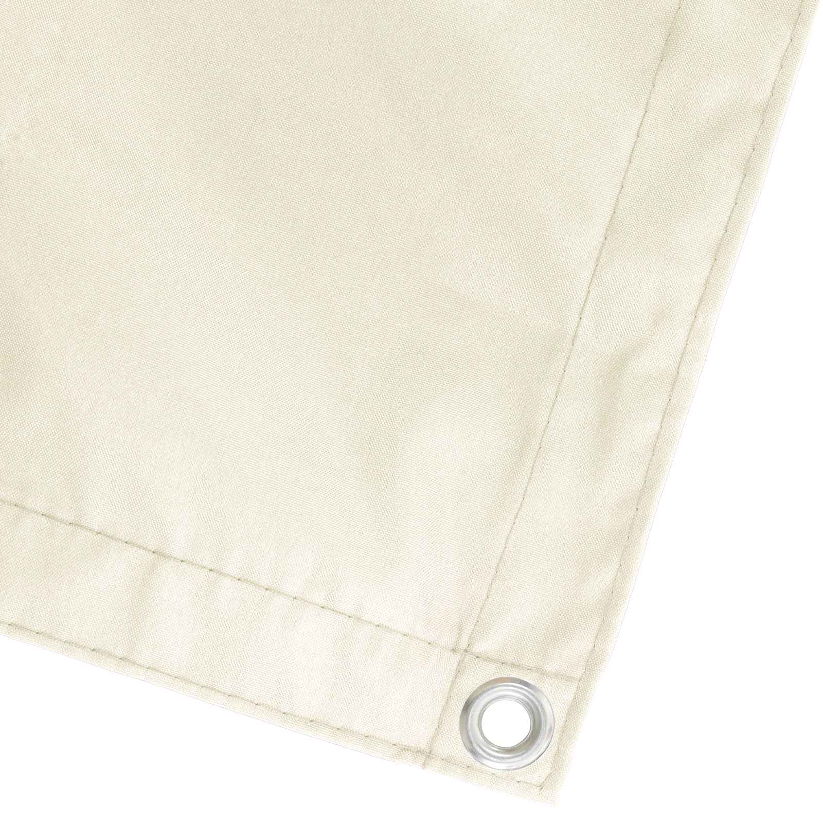 vidaXL Balcony Privacy Screen 1.8 x 25 m Fabric with PU Coated Cream 3
