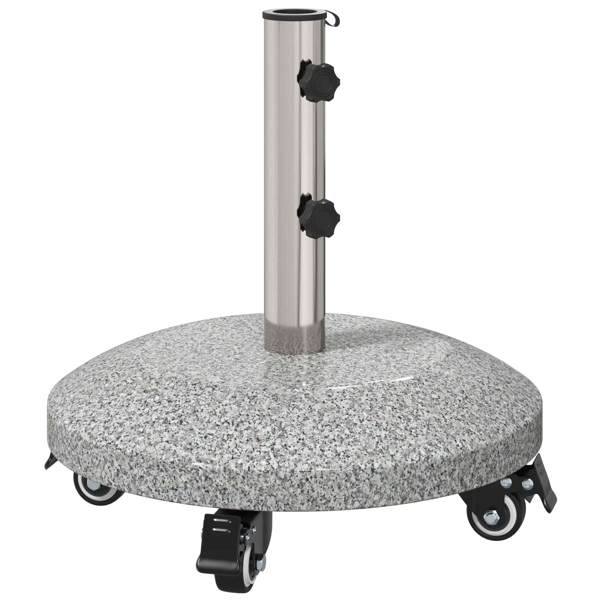 Parasol Base for 40-50 Pole 26.75 kg Grey with wheel