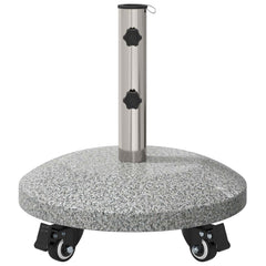 Parasol Base for 40-50 Pole 26.75 kg Grey with wheel