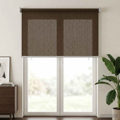 vidaXL Outdoor Roller Blind 90% UV Block Brown 120 x 230 cm HDPE 1