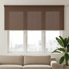 vidaXL Outdoor Roller Blind 90% UV Block Taupe 120 x 140 cm HDPE 1