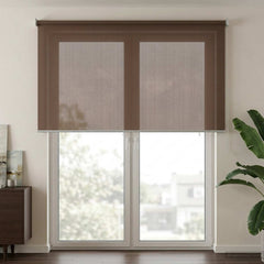 vidaXL Outdoor Roller Blind 90% UV Block Taupe 120 x 230 cm HDPE 3