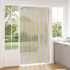 Fly Curtain in Grey and Beige (double Strip)