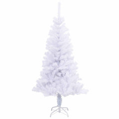vidaXL Artificial Christmas Tree with Stand White 120 cm PVC and Steel 5